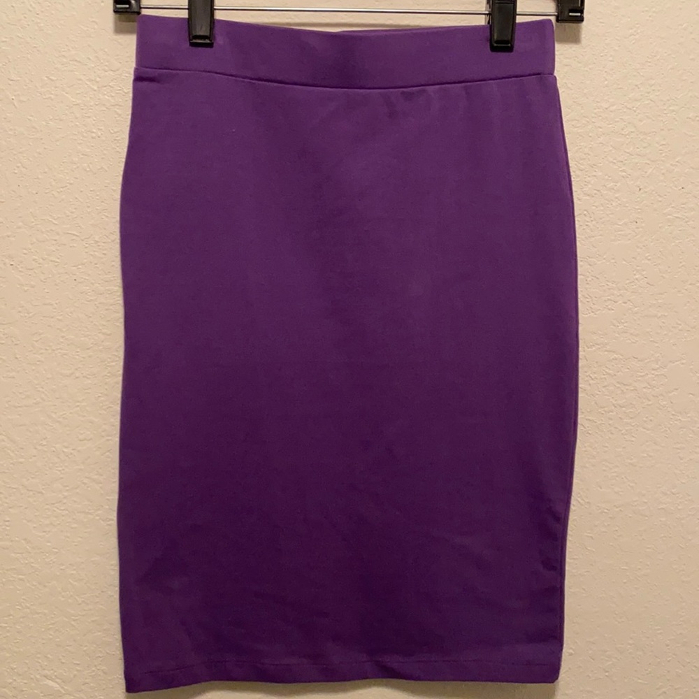 Purple Knee-length Forever 21 Skirt